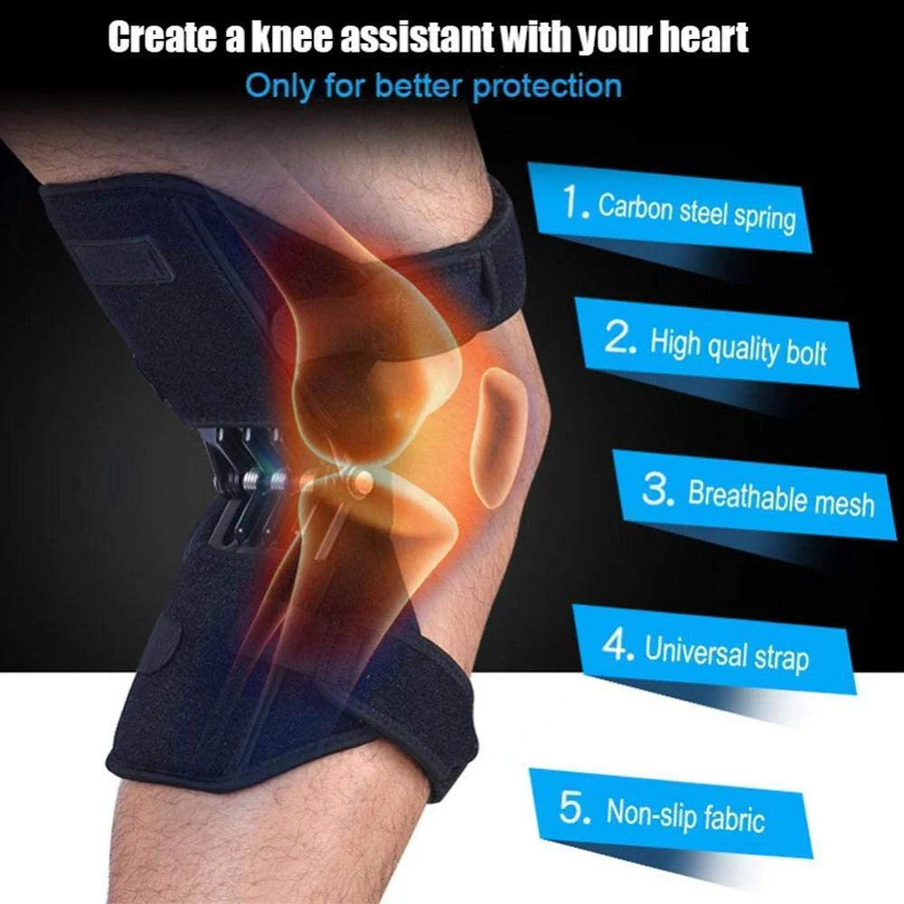 Power Knee Support Booster | Pain Relief & Joint Stability Brace (Pair)