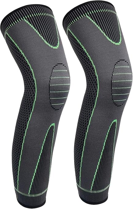 1 Pair Compression Knee & Calf Support Sleeves