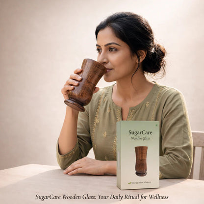 Vijaysar Herbal Wooden Tumbler
