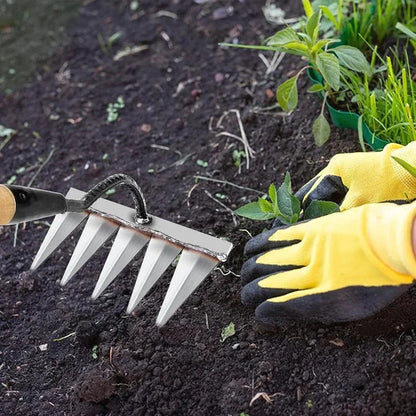 5 Teeth Carbon Steel Weeding Tool🌱 |Buy 1 Get 1 Free