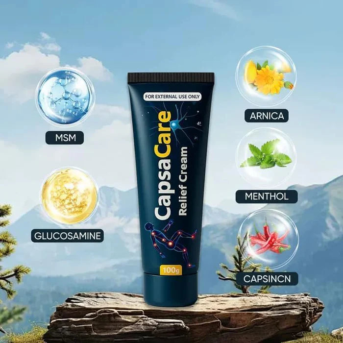 CapsaCare Pain Relief Cream (Pack Of 2)