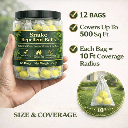 Snake Repellent Balls- 🌿 மேம்பட்ட மூலிகை பாதுகாப்பு கவசம்