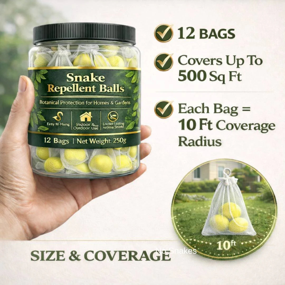 Snake Repellent Balls- 🌿 மேம்பட்ட மூலிகை பாதுகாப்பு கவசம்