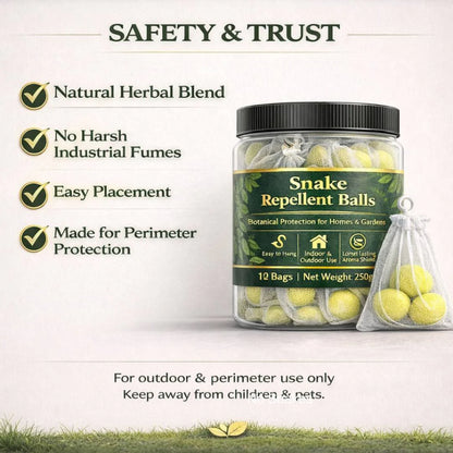 Snake Repellent Balls- 🌿 மேம்பட்ட மூலிகை பாதுகாப்பு கவசம்