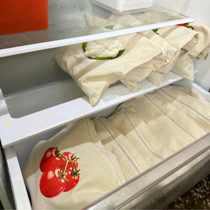 Reusable Veggie Storage Bag Set (8 Pieces)