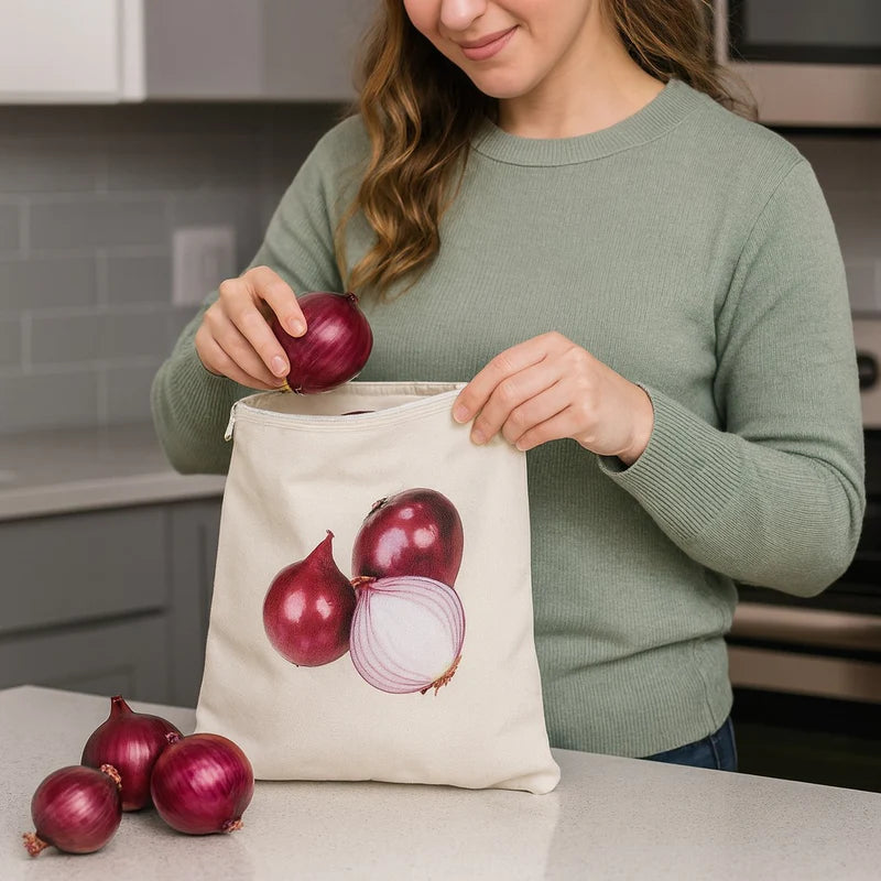Reusable Veggie Storage Bag Set (8 Pieces)