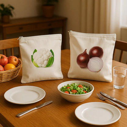 Reusable Veggie Storage Bag Set (8 Pieces)