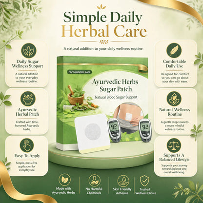 Ayurvedic Herbs Sugar Patch
