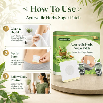 Ayurvedic Herbs Sugar Patch